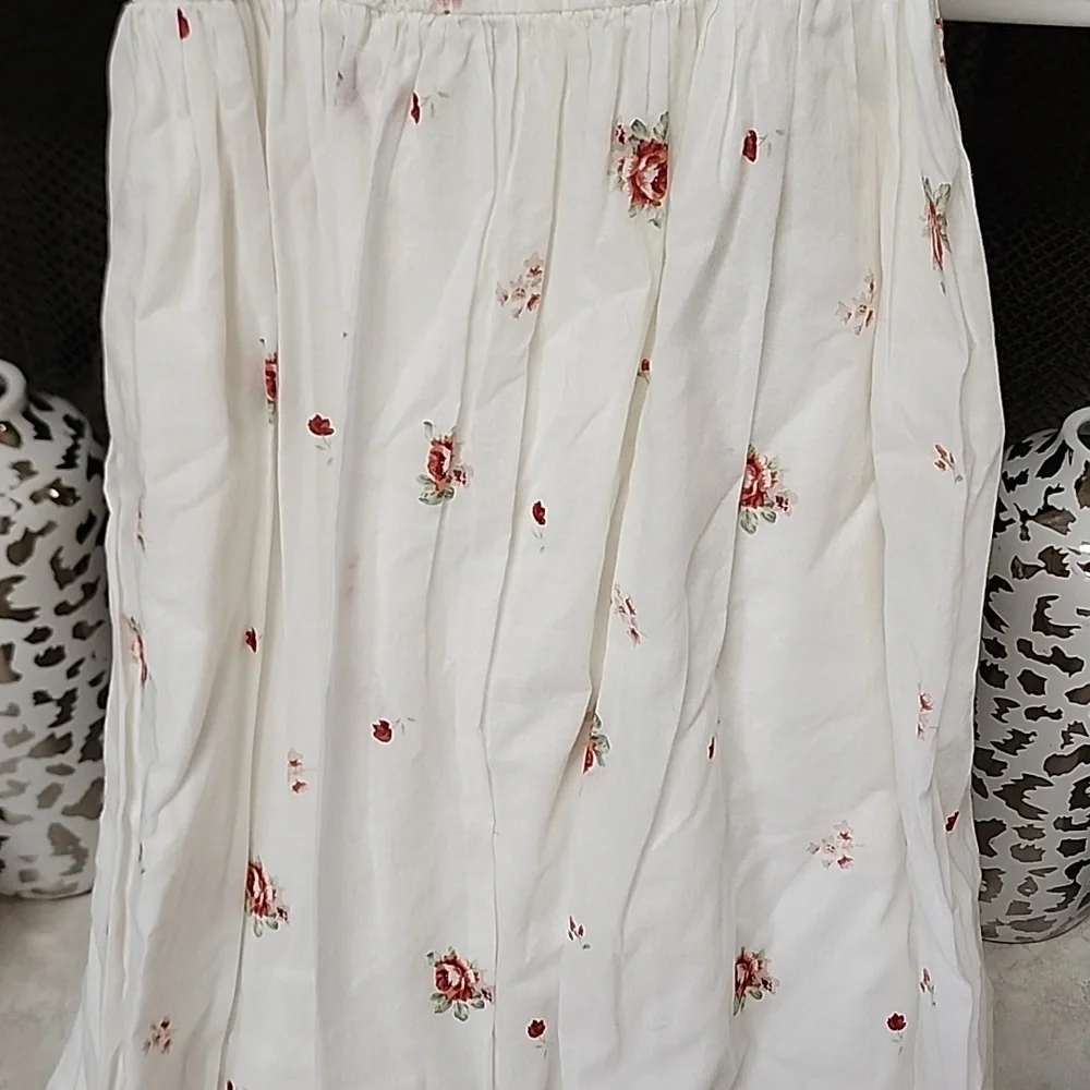 🌹 ABERCROMBIE Floral Cotton Maxi Dress 🌹